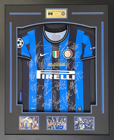 Inter Milan 2010 Champions League Victory Team Signed Jersey