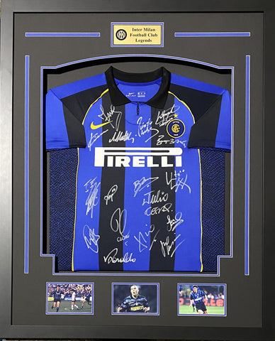 Inter Milan "The Legends" Personally Signed Jersey - Matthaus, Zanetti
