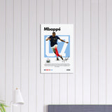 Kylian Mbappé Wall Art – France Kit with Signature Print. Canvas Available in Multiple Sizes