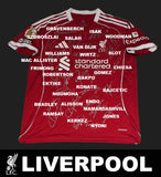 Liverpool 2025-26 EPL Team Signed Jersey - Pre-Order