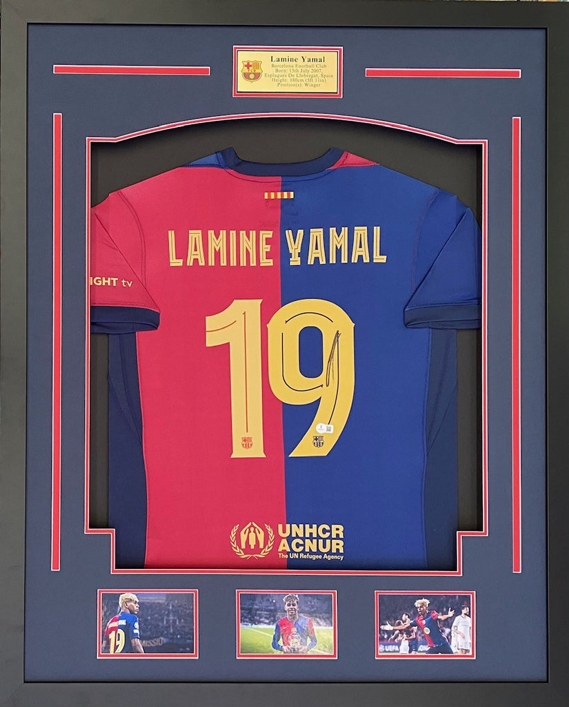 Lamine Yamal Personally Signed Barcelona Jersey - Beckett
