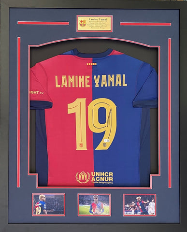 Lamine Yamal Personally Signed Barcelona Jersey - Beckett