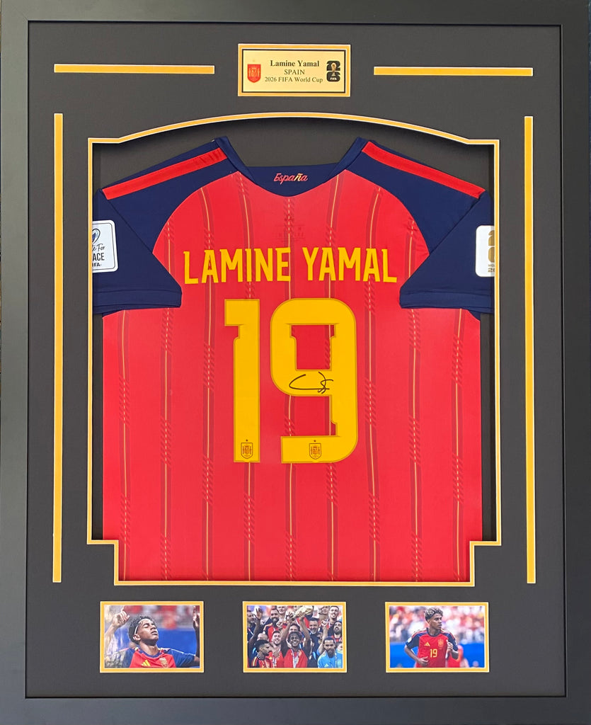 Lamine Yamal Personally Signed Spain 2026 FIFA World Cup Jersey