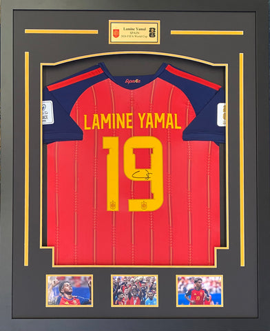 Lamine Yamal Personally Signed Spain 2026 FIFA World Cup Jersey