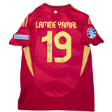 Lamine Yamal Personally Signed Spain Euros 2024 Jersey