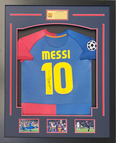 Lionel Messi Personally Signed 2009 Barcelona Home Shirt