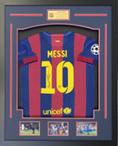 Lionel Messi Personally Signed Barcelona Home Shirt