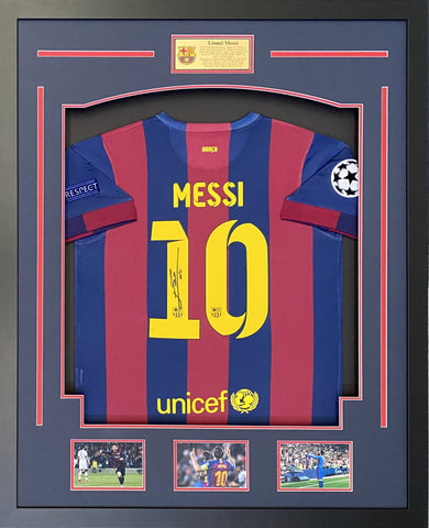 Lionel Messi Personally Signed Barcelona Home Shirt