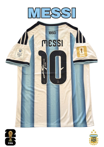 Lionel Messi Personally Signed Argentina 2026 FIFA World Cup Jersey