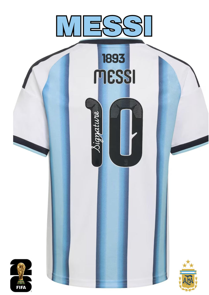 Lionel Messi Personally Signed Argentina 2026 FIFA World Cup Jersey - PRE-ORDER