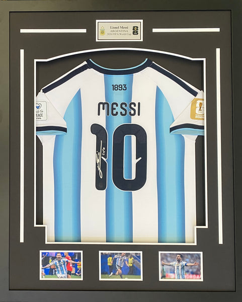 Lionel Messi Personally Signed Argentina 2026 FIFA World Cup Jersey ...