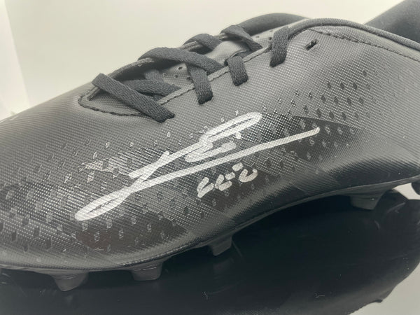 Lionel Messi Personally Signed Black Adidas Boot with Display Case and ...