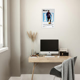 Lionel Messi Wall Art – Barcelona Kit with Signature Print. Canvas Available in Multiple Sizes