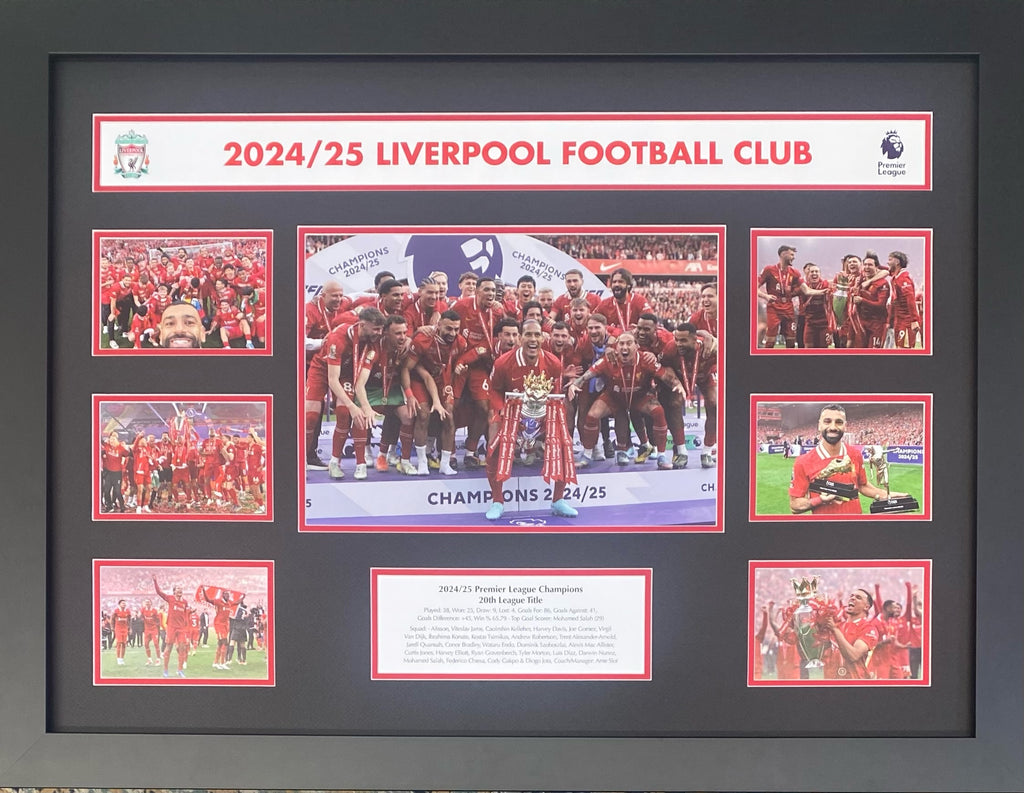 Liverpool FC – 2024/25 Premier League Champions Framed Photo Tribute
