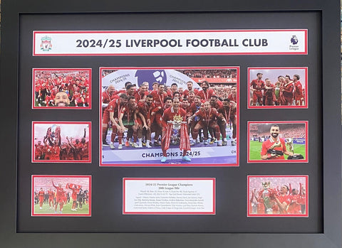 Liverpool FC – 2024/25 Premier League Champions Framed Photo Tribute
