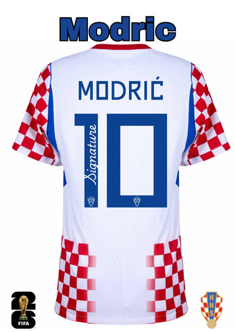 Luka Modrić Personally Signed Croatia 2026 FIFA World Cup Jersey