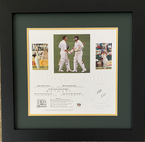 Mark Taylor and Michael Slater - "The Openers" - Personally Signed, One left -159/350