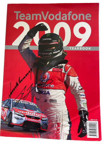 Magazine Signed by Craig Lowndes & Jamie Whincup, TeamVodafone 2009 YEARBOOK.