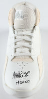 Magic Johnson Signed Adidas Basketball Shoe Inscribed "HOF 02" (Beckett)