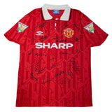 Manchester United 1992/1993 Inaugural EPL Champions Team Signed Jersey