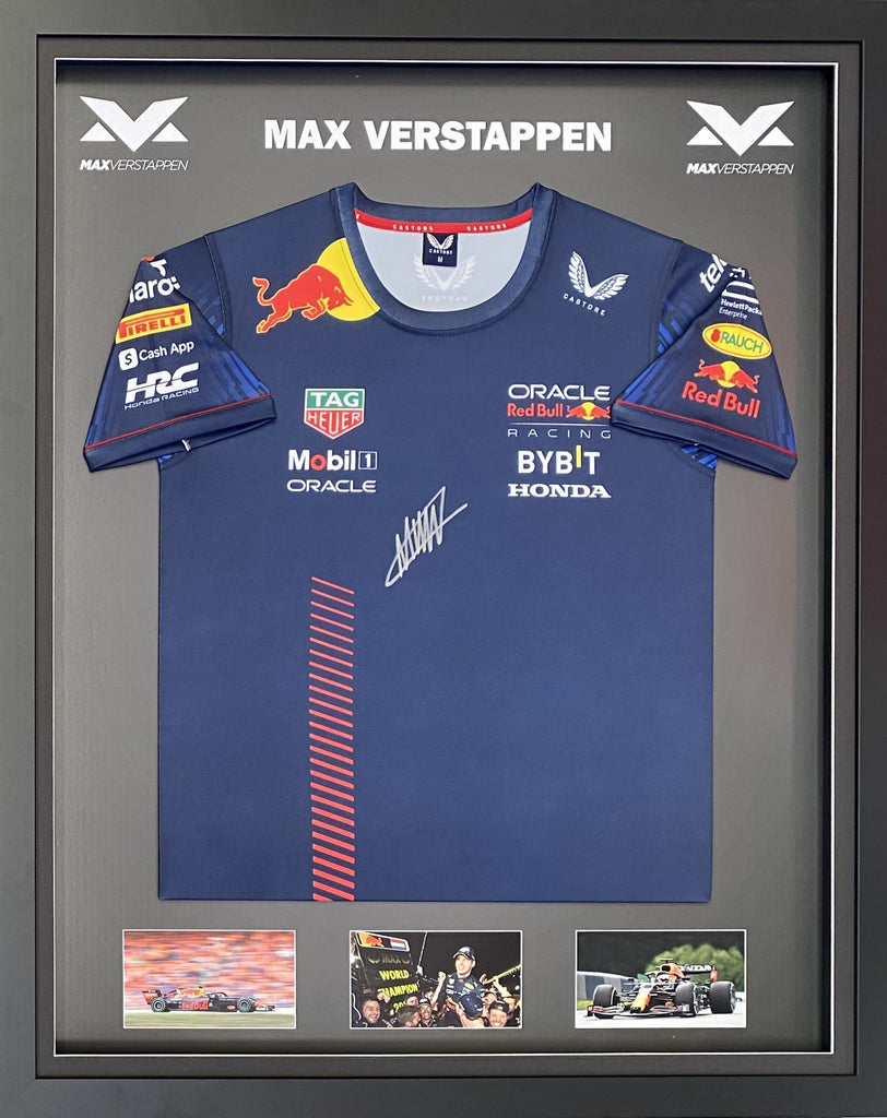 Max Verstappen Personally Signed F1 Red Bull Team Shirt