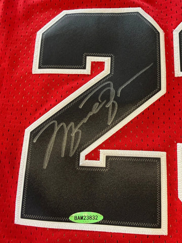 THE FINAL CHAMPIONSHIP ERA - Michael Jordan Signature, Upper Deck Authentication, 1997–98 Mitchell & Ness with Original Tags
