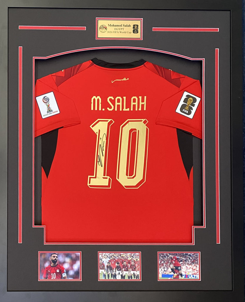 Mohamed Salah Personally Signed Egypt 2026 FIFA World Cup Jersey