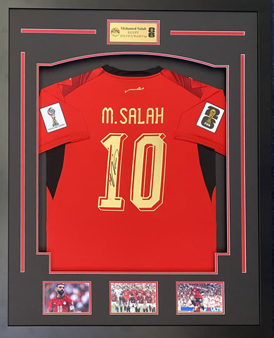 Mohamed Salah Personally Signed Egypt 2026 FIFA World Cup Jersey