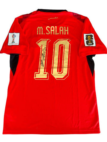 Mohamed Salah Personally Signed Egypt 2026 FIFA World Cup Jersey