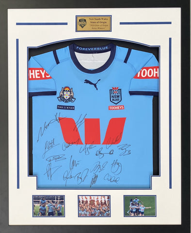 NSW Blues Winners Team Signed 2024 State of Origin Jersey