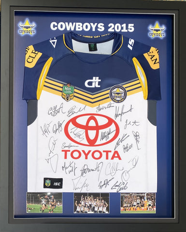 North Queensland Cowboys 2015 Premiers Team-Signed Jersey