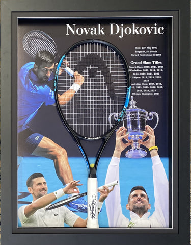 Novak Djokovic Personally Signed Tennis Racquet