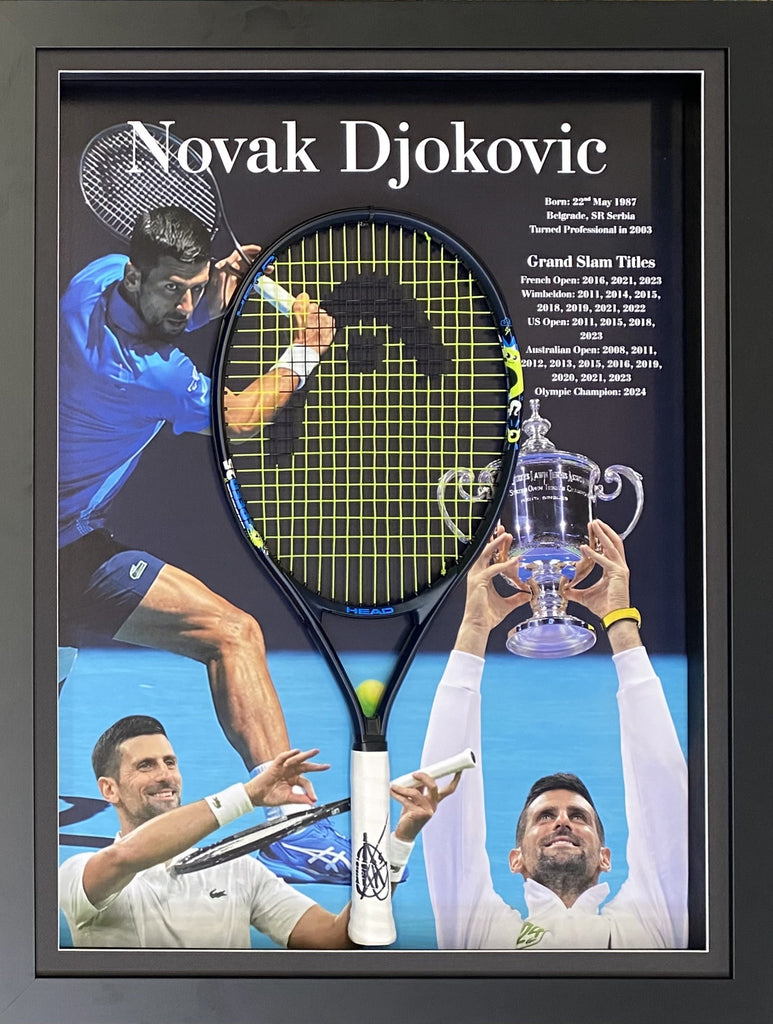 Novak Djokovic Personally Signed Tennis Racquet