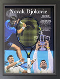 Novak Djokovic Personally Signed Tennis Racquet