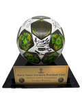 Paris Saint-Germain (PSG) 2025 Champions League Winners Team Signed Ball with Display Case