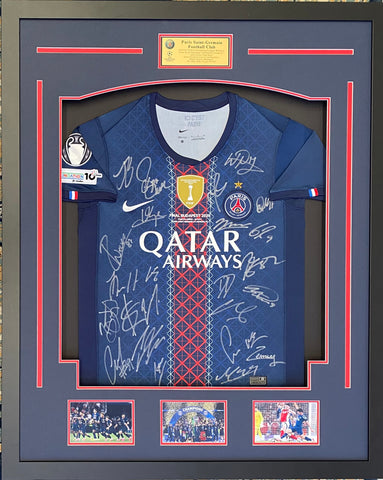 Paris Saint-Germain 2026 Champions League Winners Team Signed Jersey