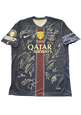 Paris Saint-Germain 2026 Champions League Winners Team Signed Jersey
