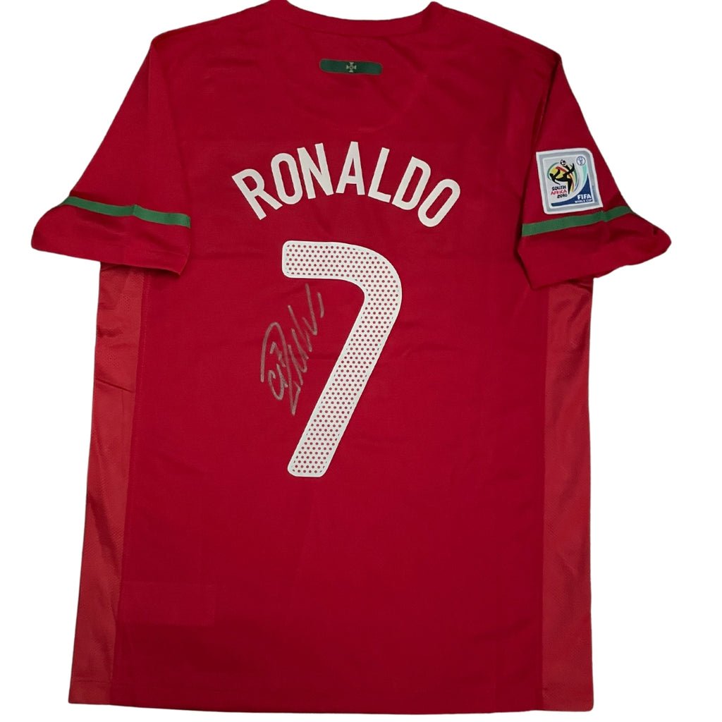 Portugal 2010 World Cup Team Signed Jersey, #7 Cristiano Ronaldo