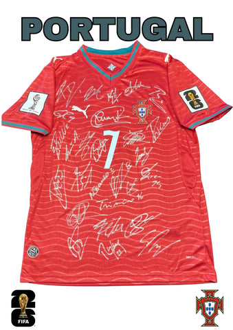 Portugal 2026 FIFA World Cup Team Signed Jersey