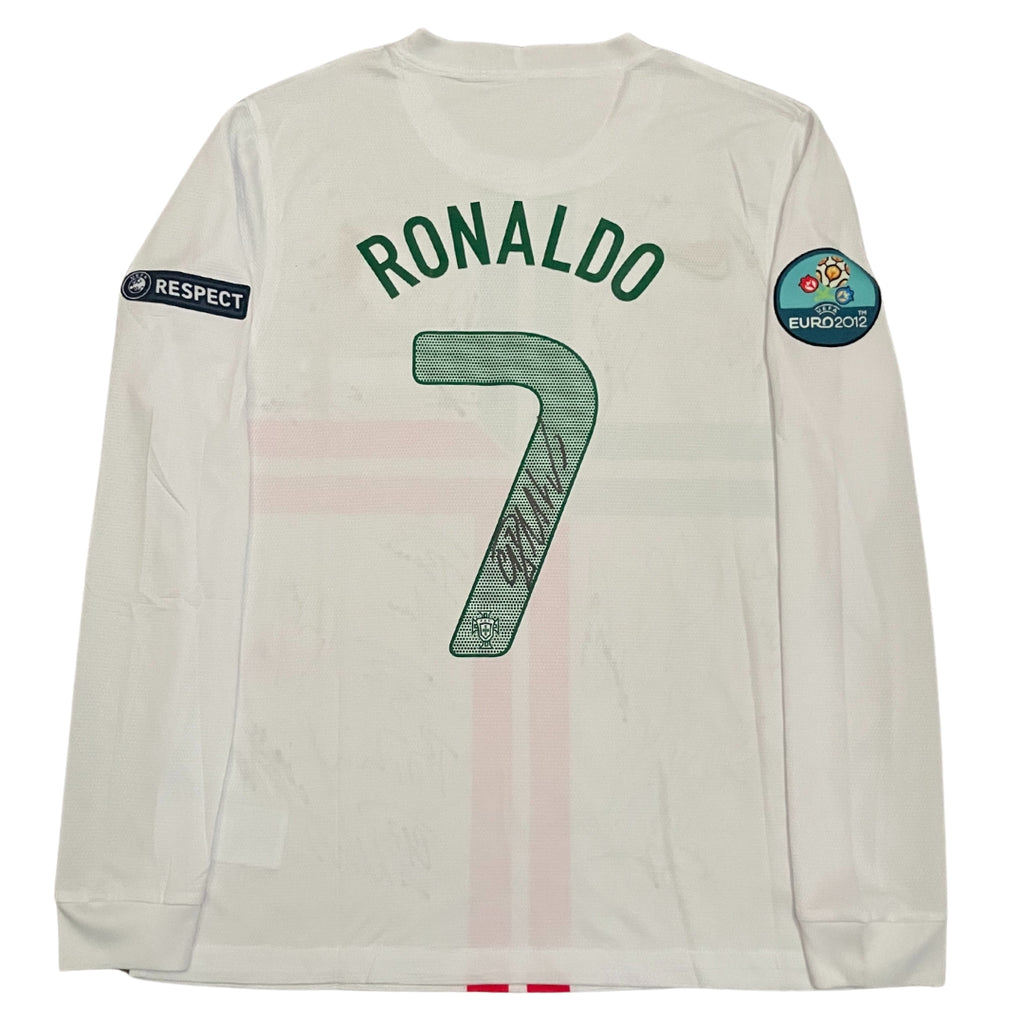 Portugal Euro 2012 Team Signed Jersey, Cristiano Ronaldo Single