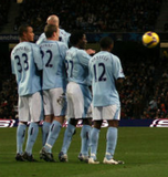 Darius Vassell MATCH WORN Manchester City Jersey
