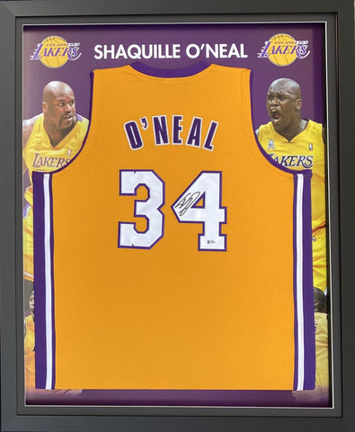 Shaquille 'Shaq' O'Neal Personally Signed Lakers Jersey - Beckett Certification
