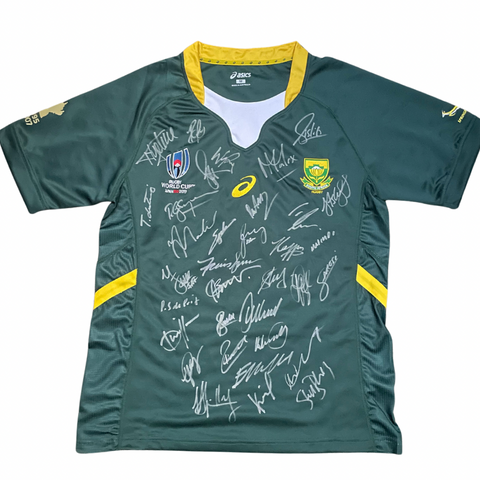 South Africa Springboks 2019 RWC Champions Squad Signed Jersey