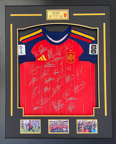 Spain 2026 FIFA World Cup Team Signed Jersey - PRE ORDER