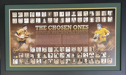 'The Chosen Ones' Sports Print - Personally Signed by John Eales and James Horwill