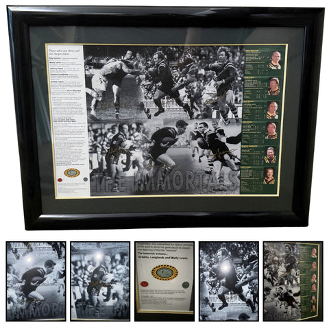 'The Immortals' Limited Edition Print – Signed by 6 - 8/1500 - Gasnier, Lewis, Raper, Langlands, Fulton and Churchill (facsimile)