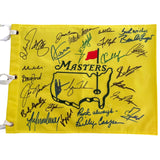 US Masters Champions Hand Signed Pin Flag - Nicklaus, Woods, Palmer