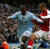 Darius Vassell MATCH WORN Manchester City Jersey
