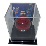 Virat Kohli Personally Signed Cricket Ball in Display Cube