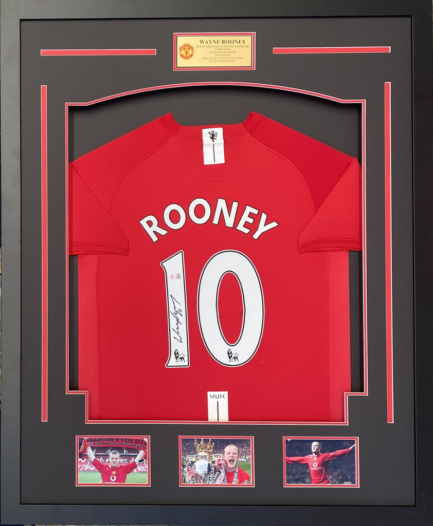 Wayne Rooney Personally Signed #10 Manchester United 2008 Jersey - Man United Legend